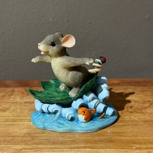 Charming Tails “Hang Ten” Figurine #83/103 Fitz & Floyd w Original Box 🏄‍♂️